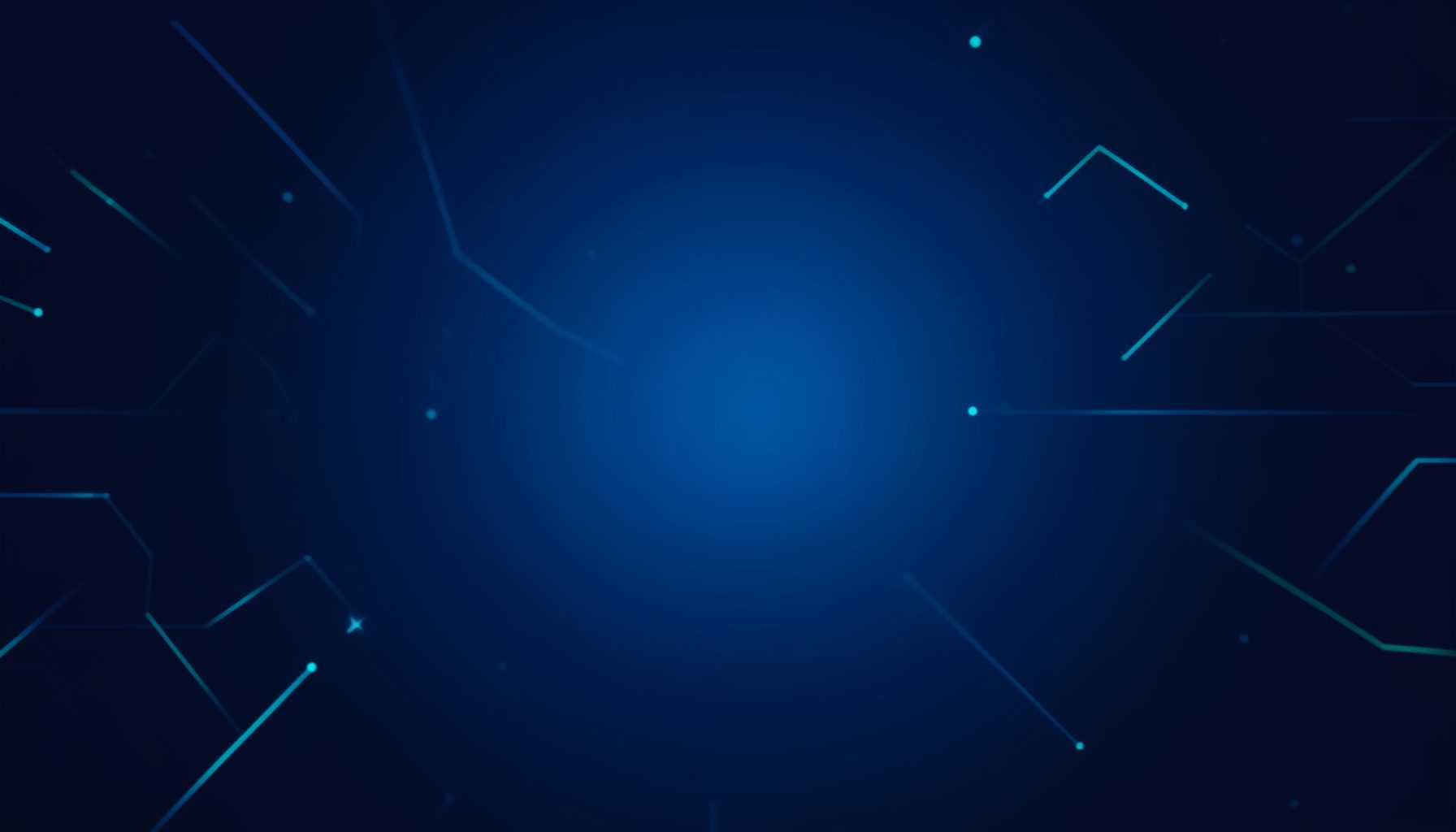 Abstract dark blue tech background with glowing circuit-like lines and small dots, futuristic digital mood